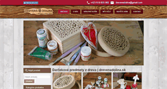 Desktop Screenshot of drevenadolina.sk
